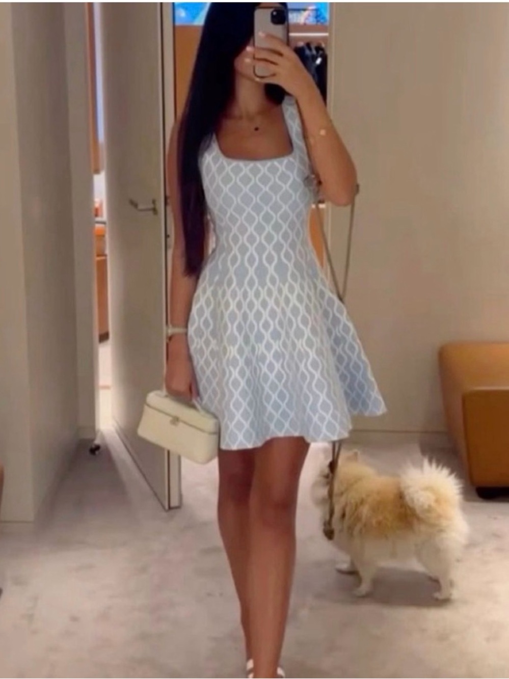 Maje
Russel Wave Knit Mini Dress